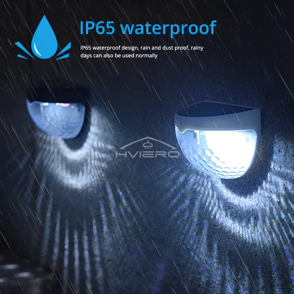 LED Solar Waterproof Fence Lamp for Garden Pathway - Smarsty