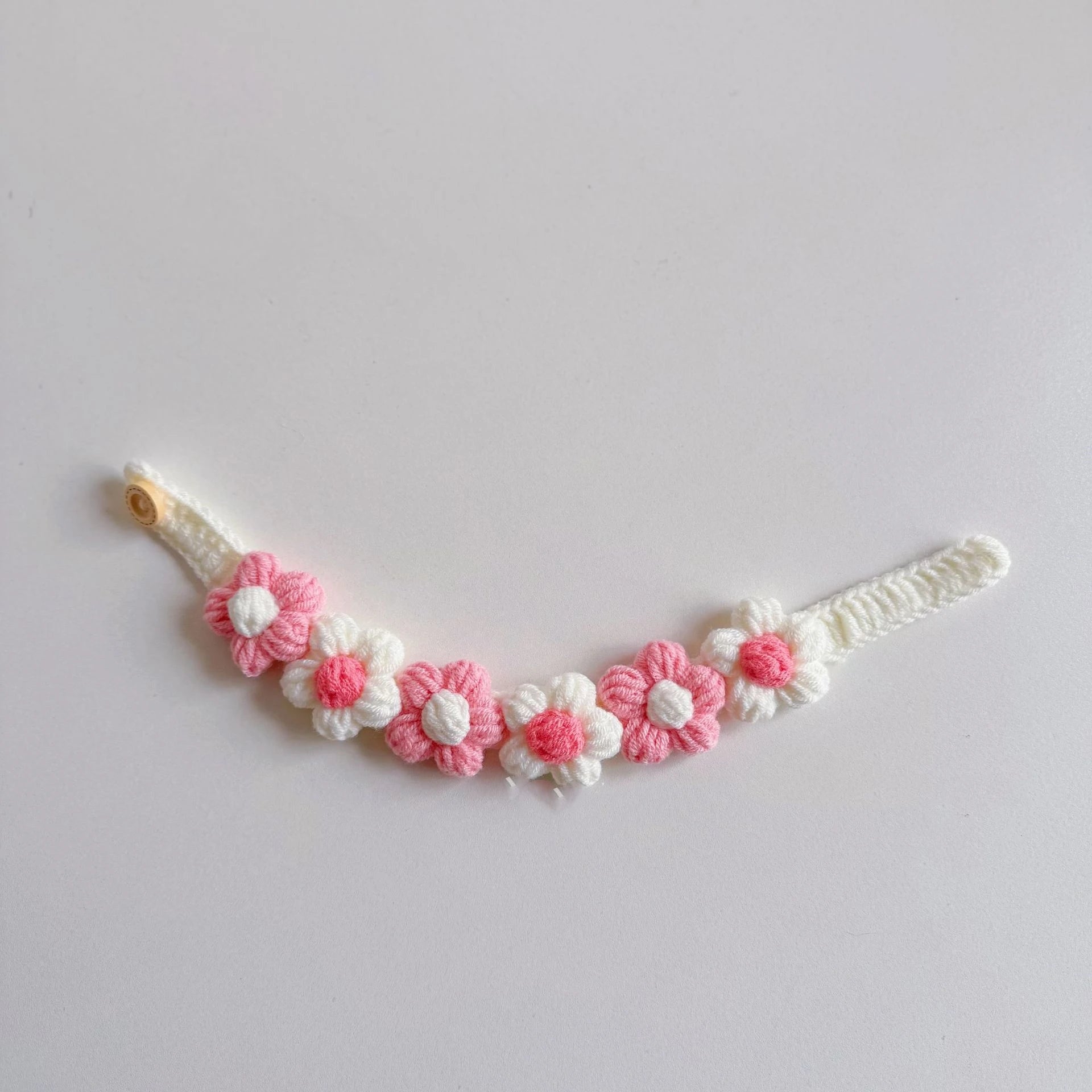 Blue and White Cat Flower Bib Collar for Pets - Smarsty