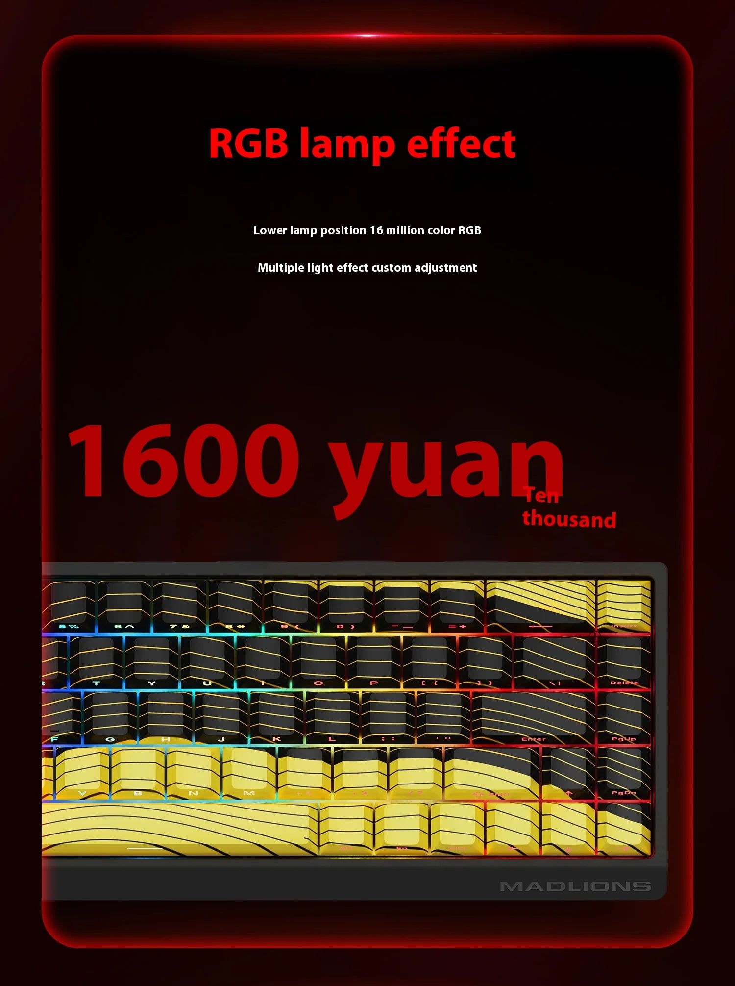 Mechanical Gaming Keyboard Hot Swap 68 Keys Rapid Trigger