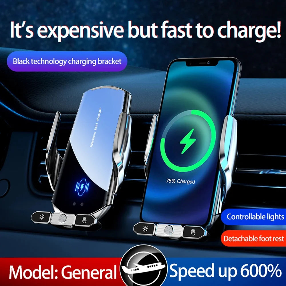 Magnetic Car Mount Wireless Charger Air Vent Holder - Smarsty