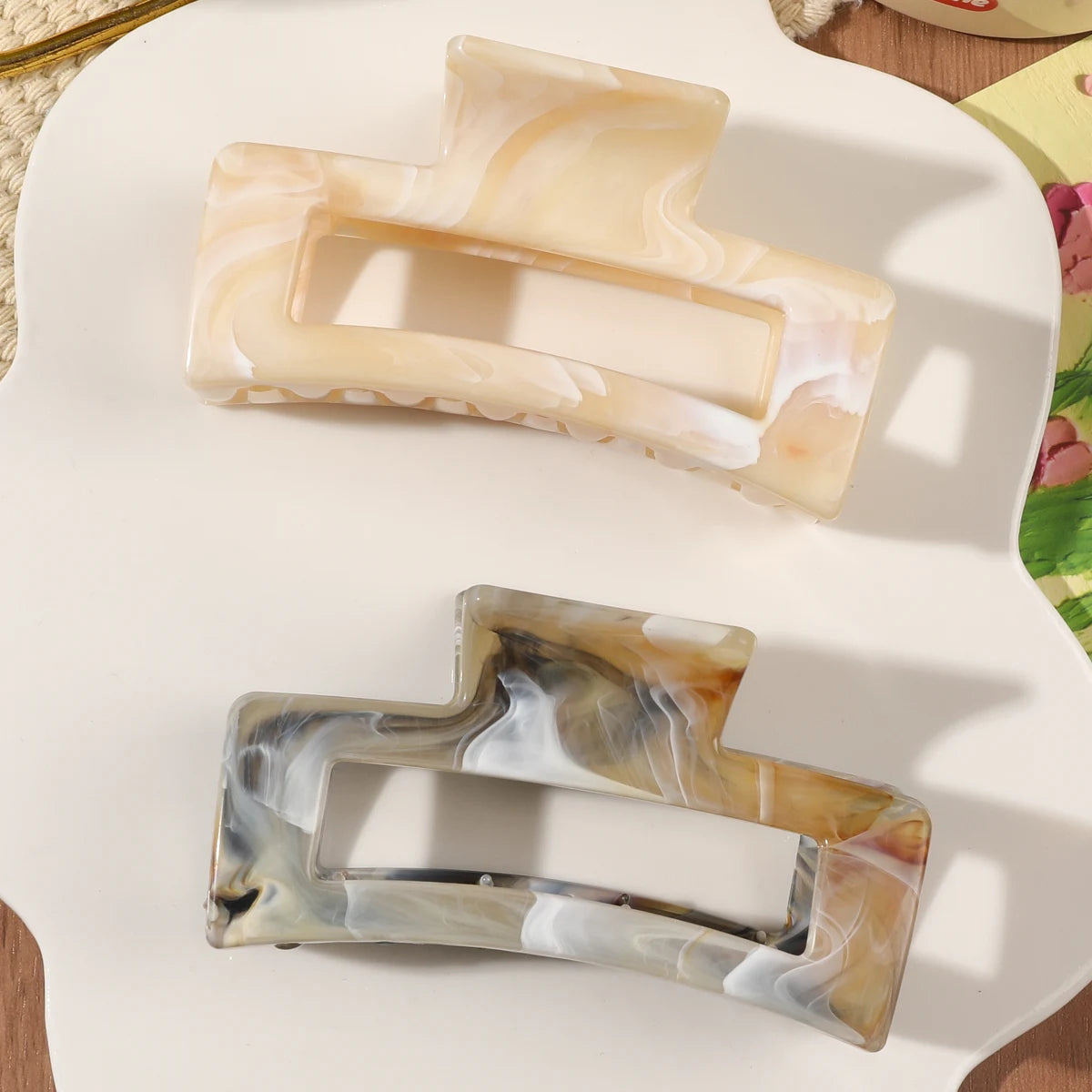 Hair Claw Clips Strong Hold Nonslip For Thick Hair - Smarsty