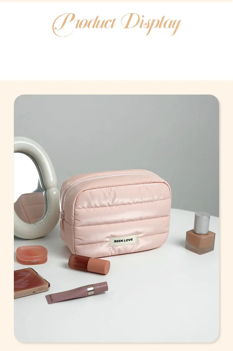 Fashion Large Capacity Makeup Bag Travel Organizer Portable Cosmetic Bag Multifunctional Storage Washbag - Smarsty