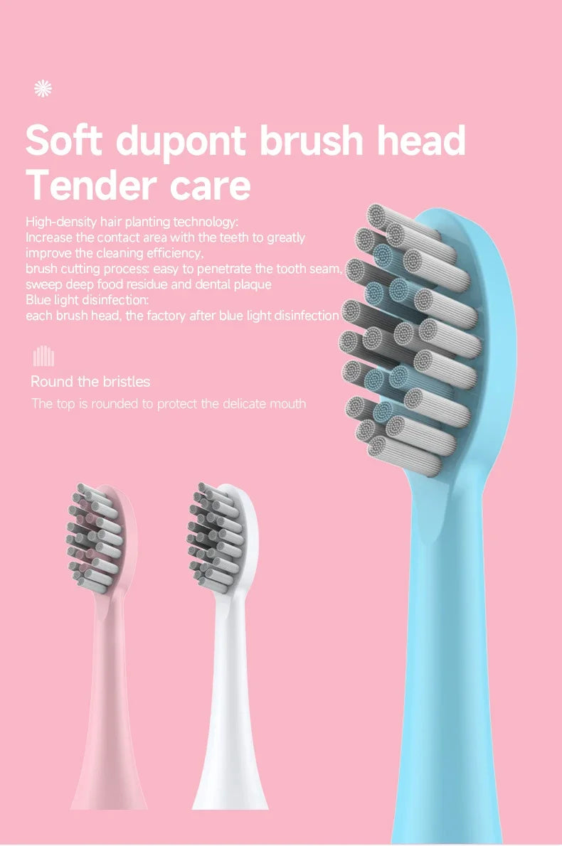 Portable Waterproof Electric Toothbrush with Soft Bristles - Smarsty