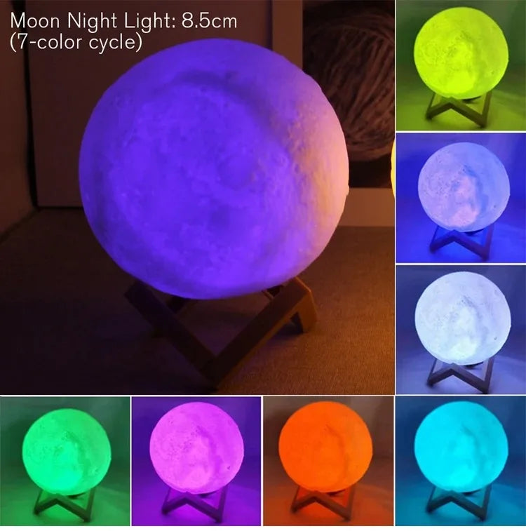 Romantic Moon Light Night Lamp for Cozy Atmosphere - Smarsty