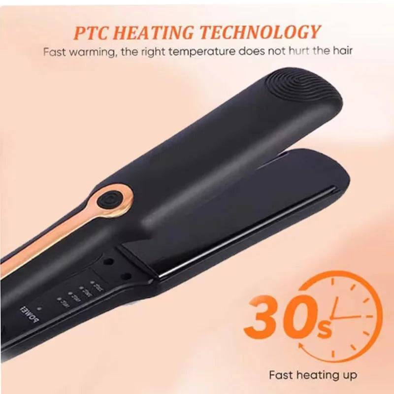 Professional Ceramic Flat Iron and Curler for Home Use - Smarsty
