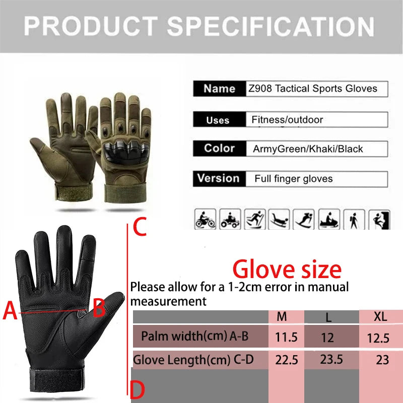 Tactical Outdoor Hunting Gloves Durable Protective Gear - Smarsty