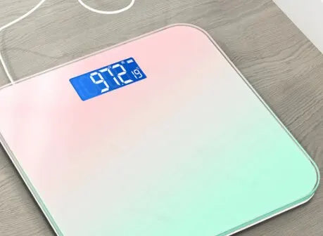 Gradient Color Digital Weight Scale with LCD Display - Smarsty