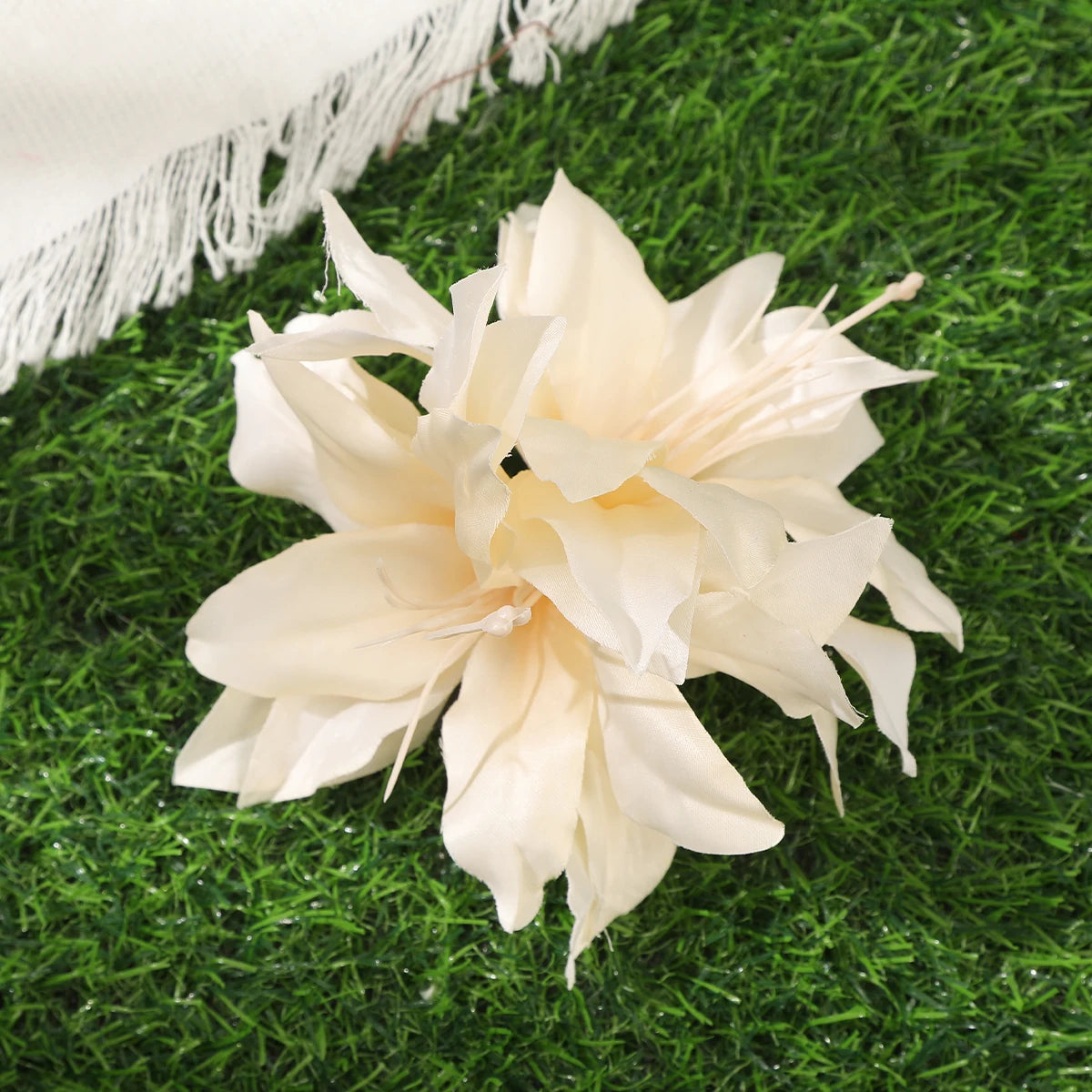 Bohemian Orchid Flower Hair Clips for Weddings - Smarsty