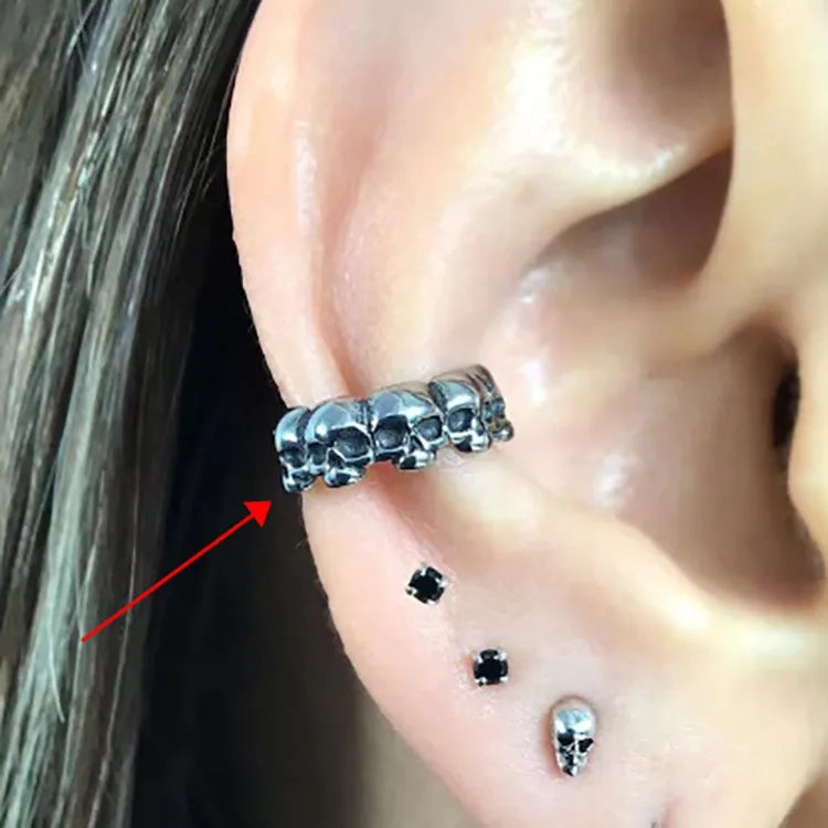 Gothic Sword Kinitial Piercing Earrings for Punk Style Lovers - Smarsty