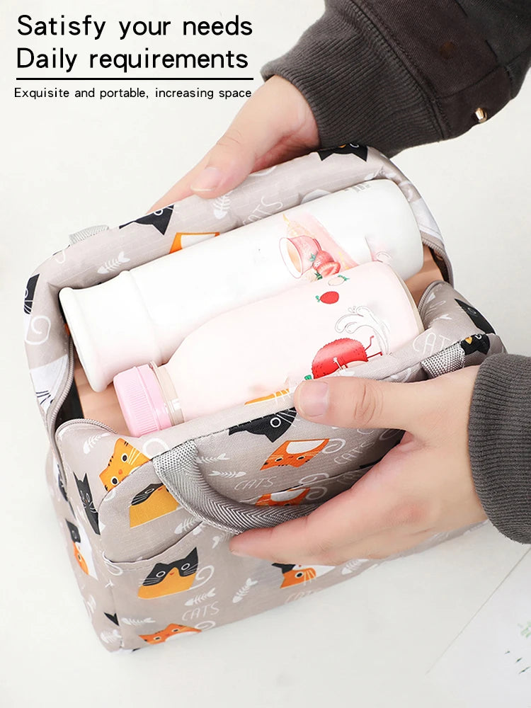 Portable Lunch Bag With Thermal Insulation For Kids - Smarsty