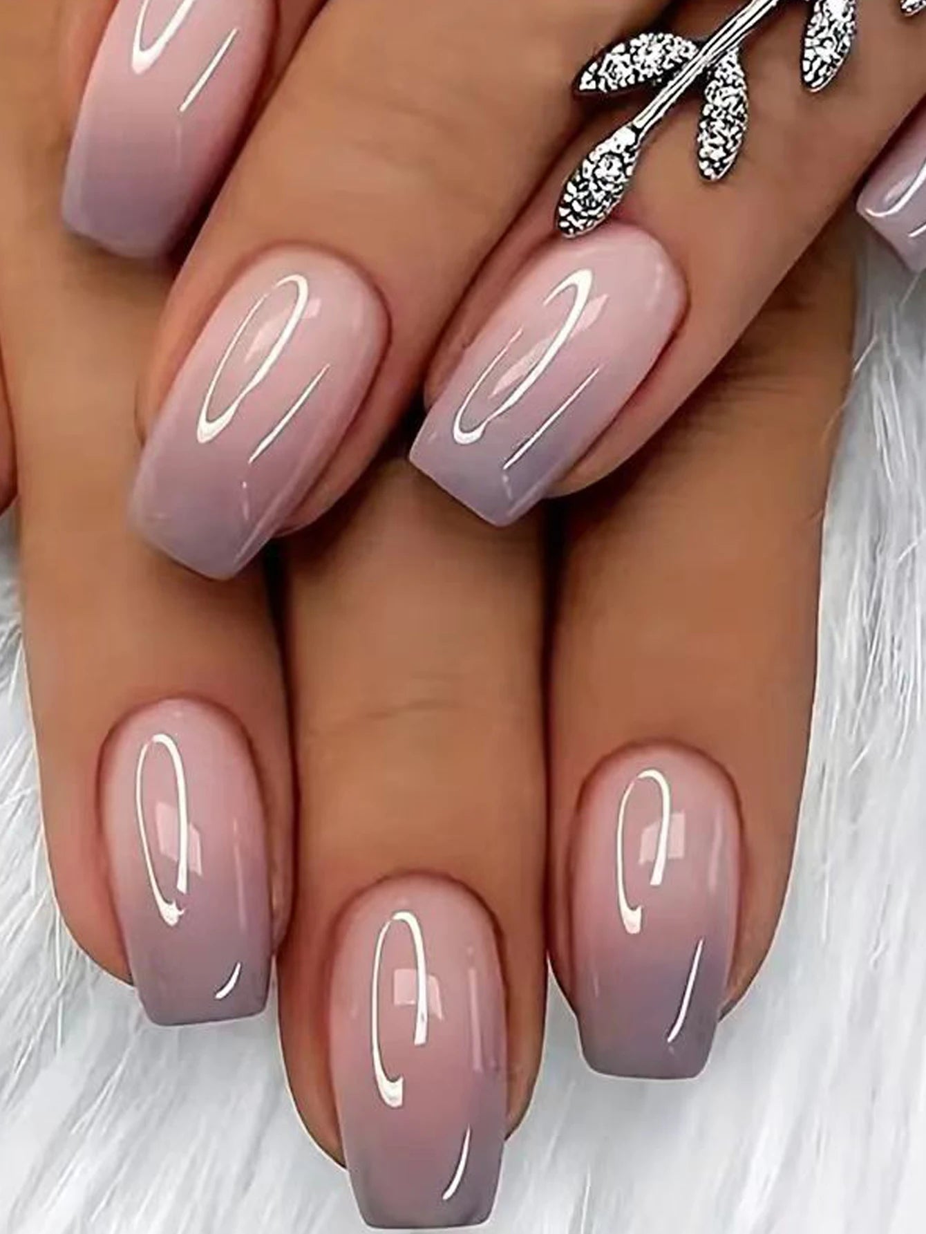 24PCS Almond Fleshcolor Press On Nails for Summer - Smarsty