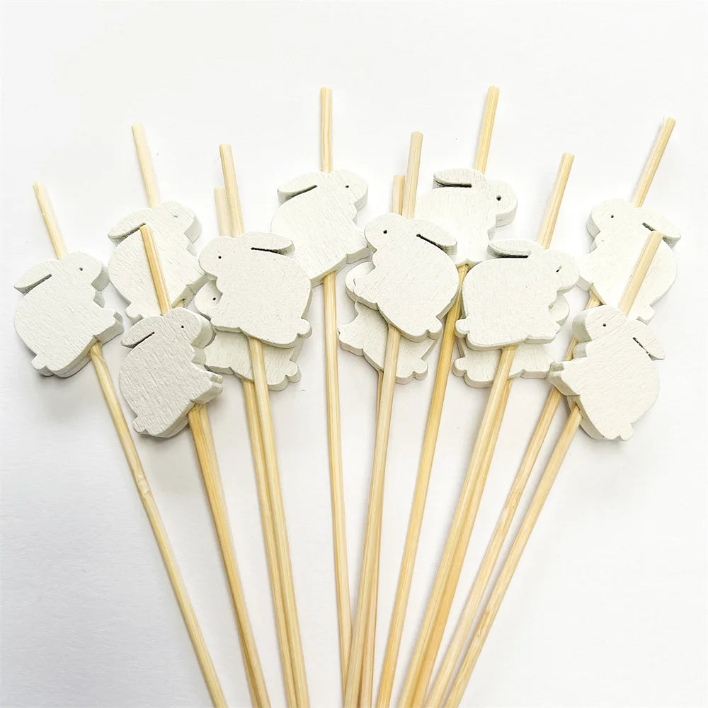 Easter Disposable Bamboo Skewers for Festive Decor - Smarsty