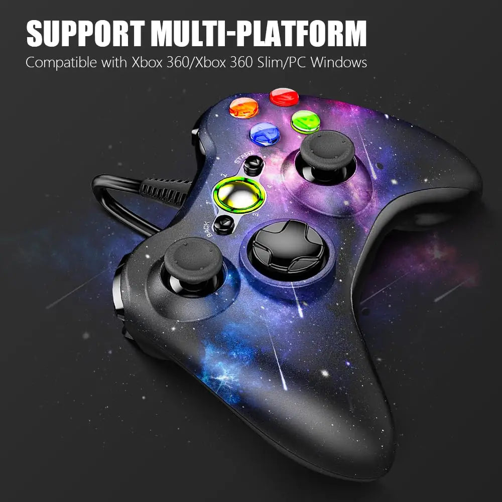 USB Wired Game Controller for Xbox 360 with Enhanced Precision - Smarsty