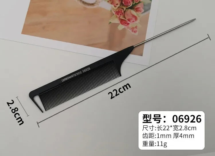 Professional Stainless Steel Hair Tail Comb for Salon Styling - Smarsty