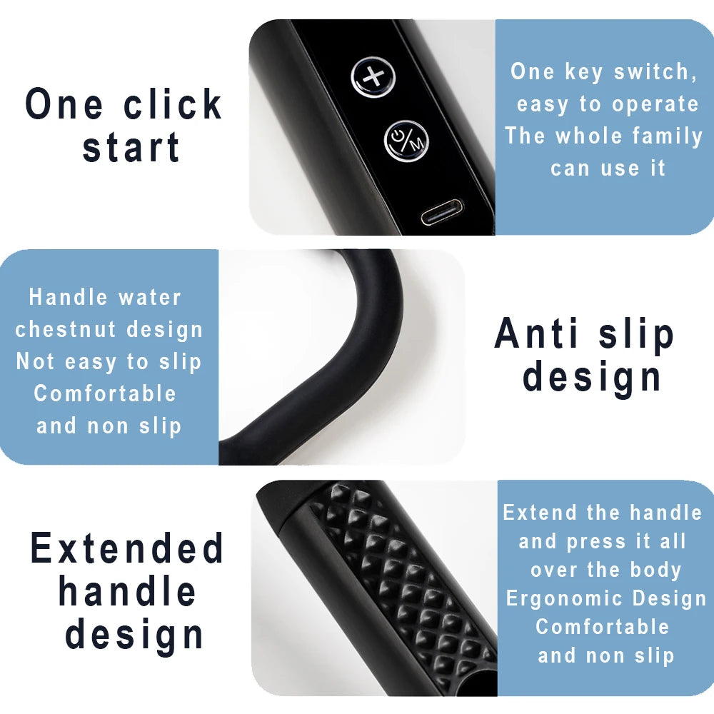 Smart Fascia Gun Electric Massager for Deep Tissue Relief - Smarsty
