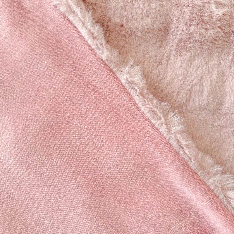 Double-Layer Rabbit Fur Blanket for Comfortable Summer Use - Smarsty