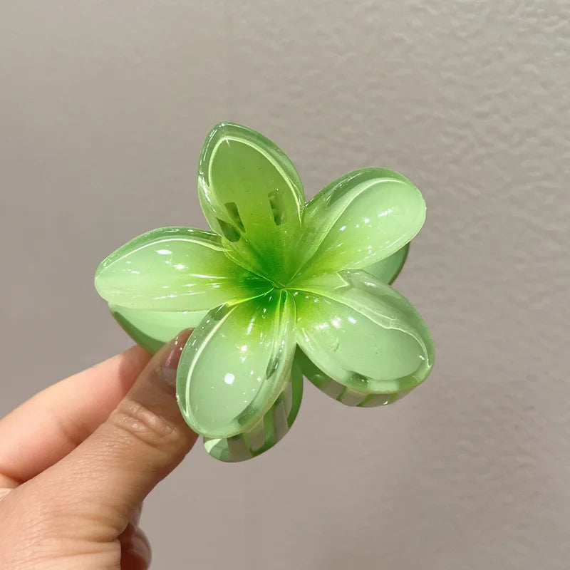 Hawaiian Gradient Hair Clips Flower Beach Vacation Style - Smarsty