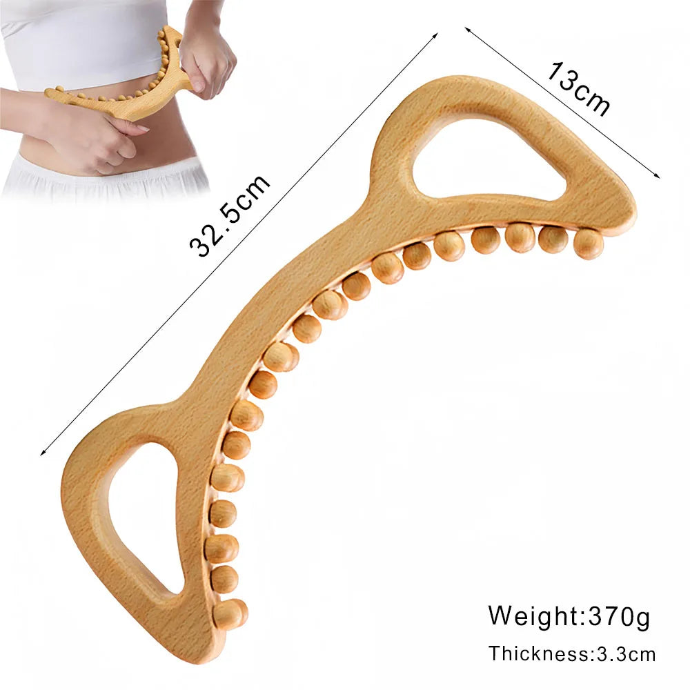 Wooden Lymphatic Drainage Massage Tools for Body Shaping - Smarsty
