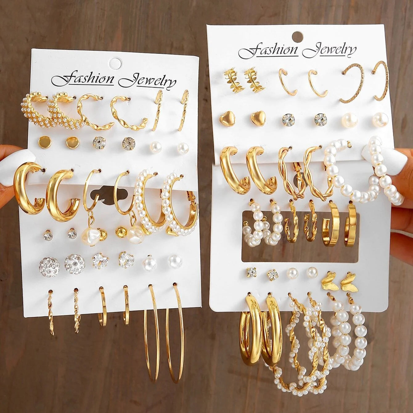 Vintage-Inspired Small Hoop Earring Set for Women - Smarsty