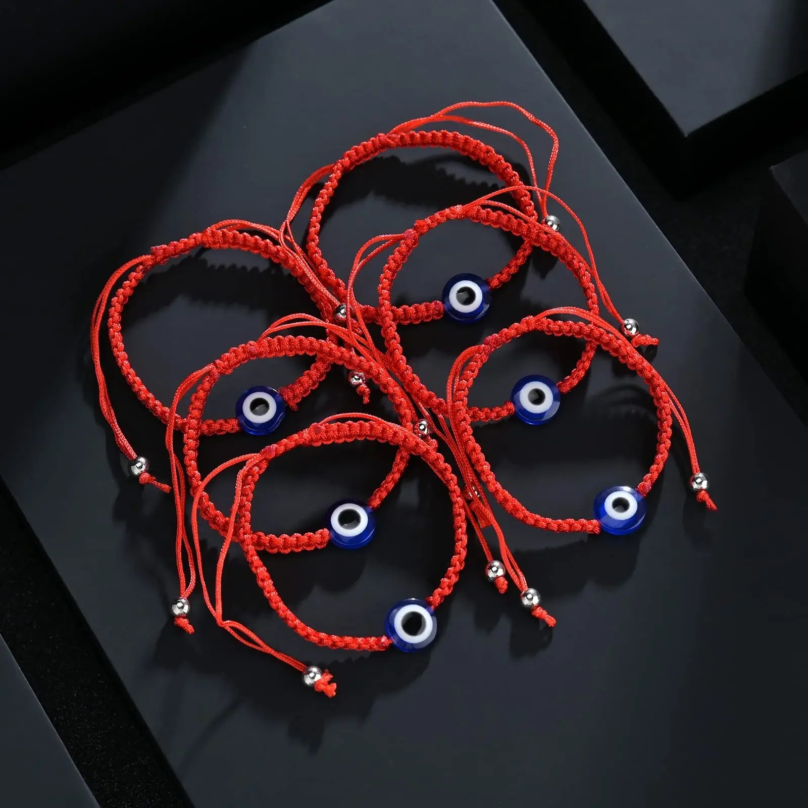 Lucky Red Rope Evil Eye Bracelet for Protection - Smarsty
