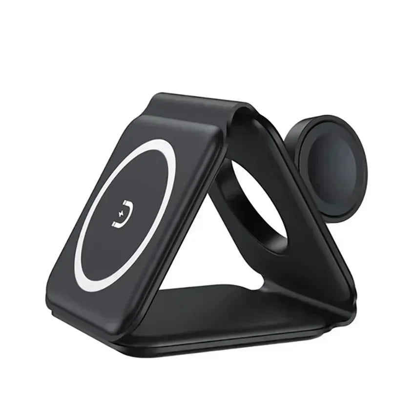 3 In 1 Wireless Charging Pad Foldable Desktop Charger - Smarsty