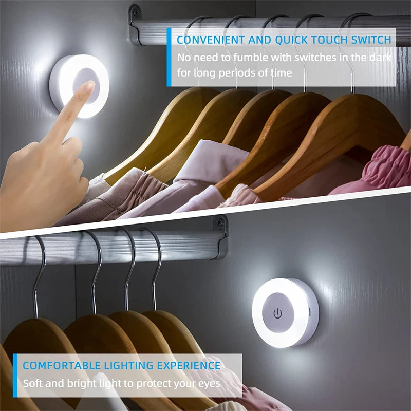Energy Saving LED Touch Sensor Night Light Portable Design - Smarsty