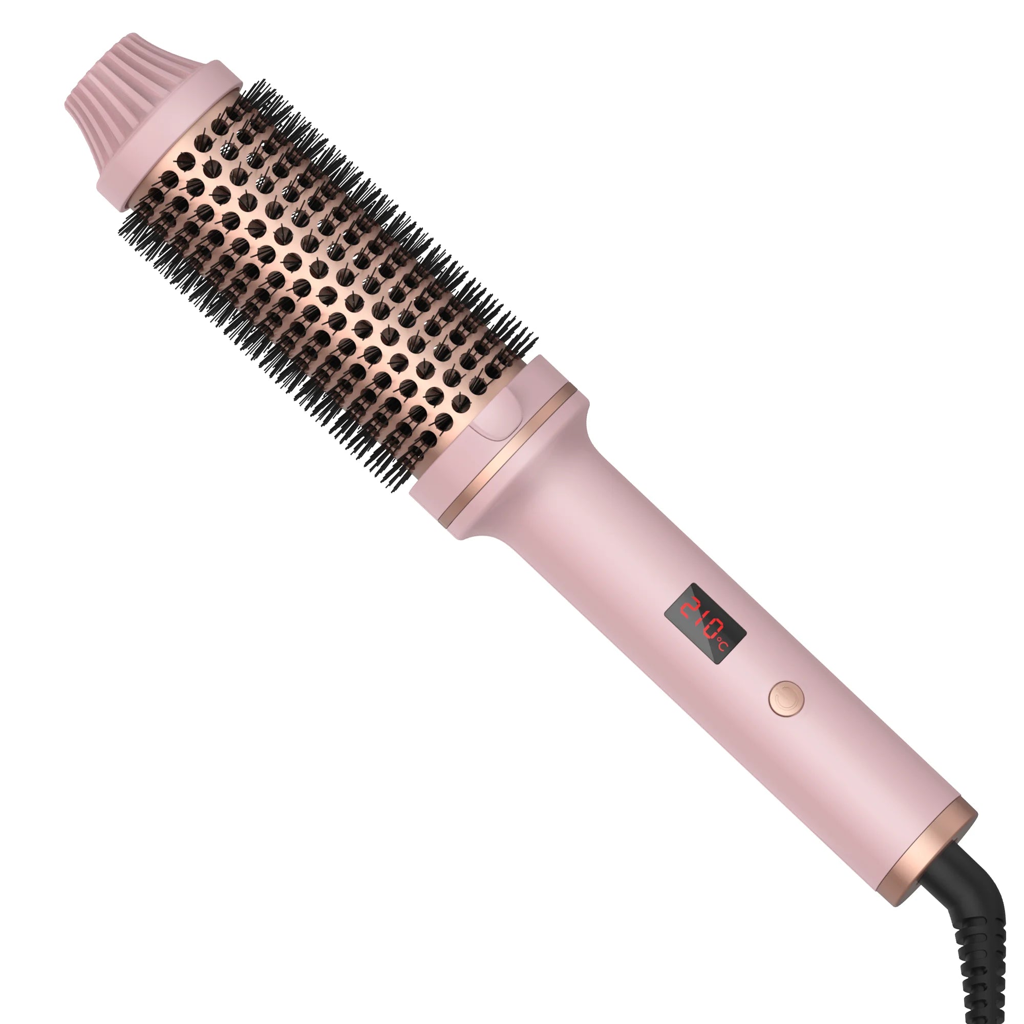 1.5 Inch Ceramic Heated Hair Curling Brush - Smarsty