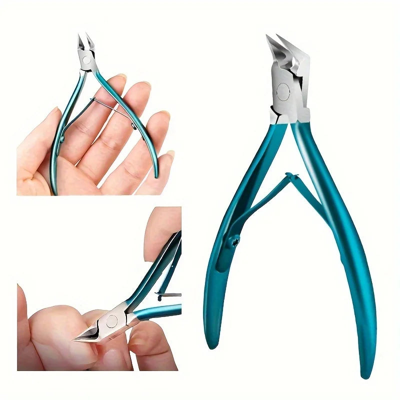 Toenail Clippers for Thick Ingrown Nails with Long Handle - Smarsty