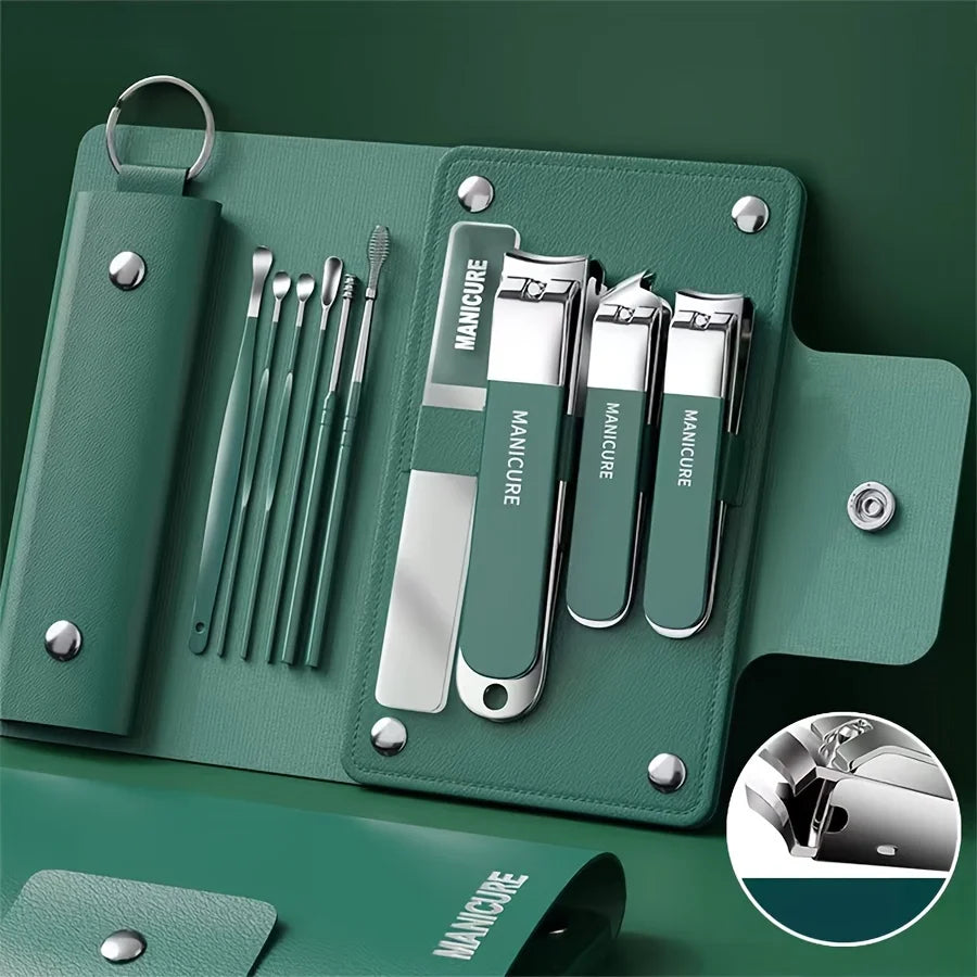 Portable Manicure Set with Sharp Stainless Steel Tools - Smarsty