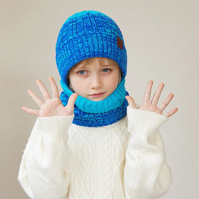 Kids Winter Hat Scarf Gloves Set Warm And Cozy Essentials - Smarsty