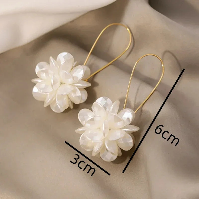 Women's Pearl Petal Ball Earrings for Stylish Party Looks - Smarsty