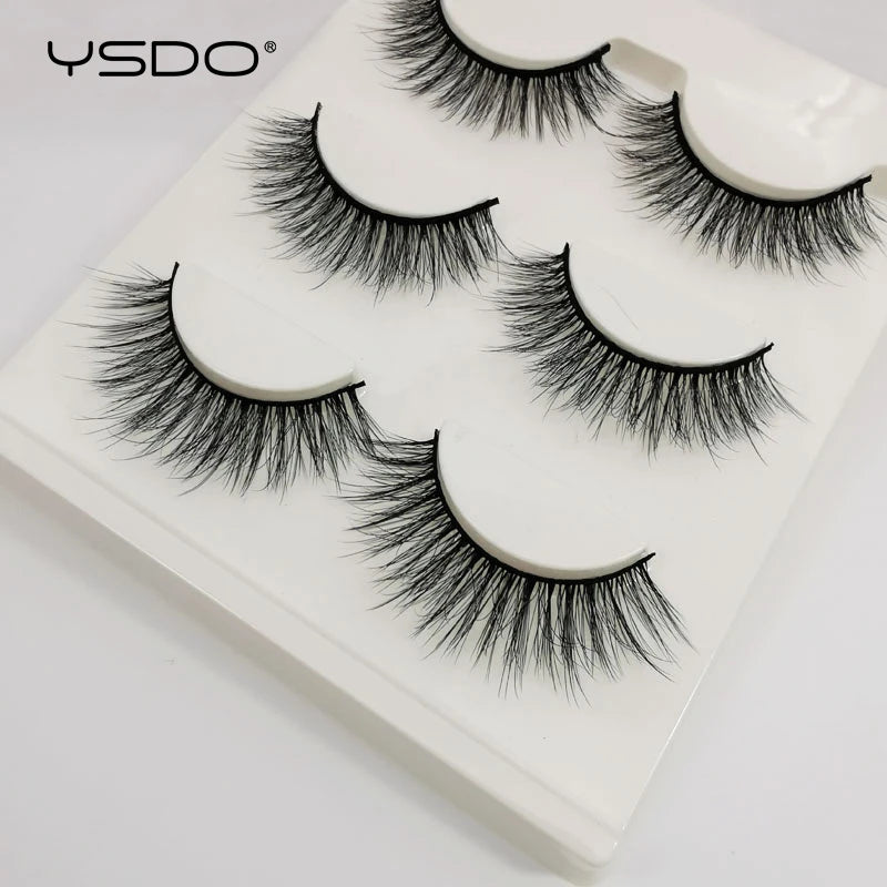YSDO Natural Full Cat Eye False Eyelashes 3D Effect - Smarsty