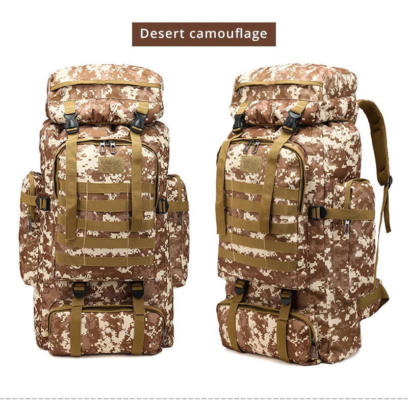 Rilibegan Men Travel Backpack Tactical Climbing Outdoor Hiking Camouflage Multifunctional Bag Men Backpack - Smarsty