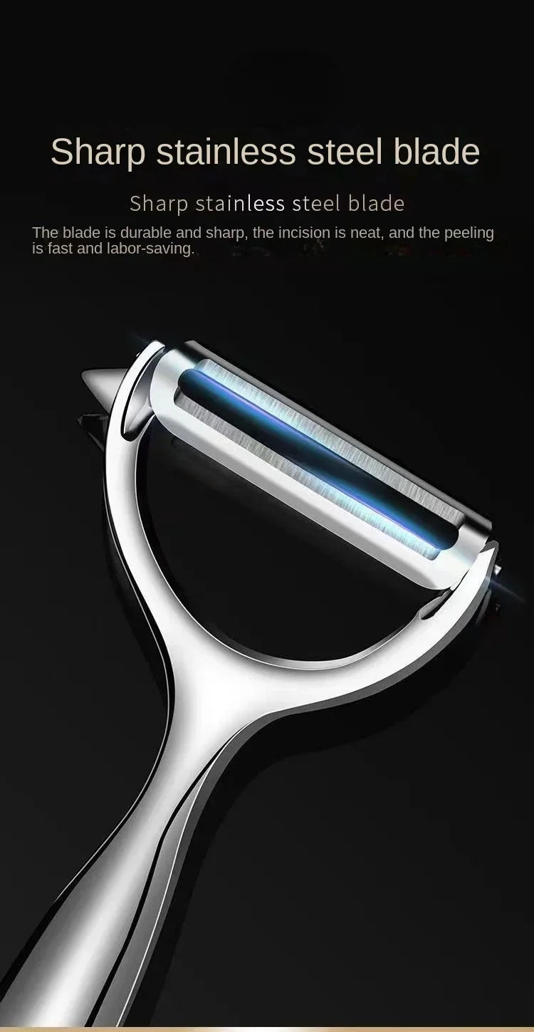 Vegetable Peeler Potato Carrot Peelers Stainless Steel Peeler with Ergonomic Non-Slip Handle & Sharp Blade Kitchen Tools by Smarsty