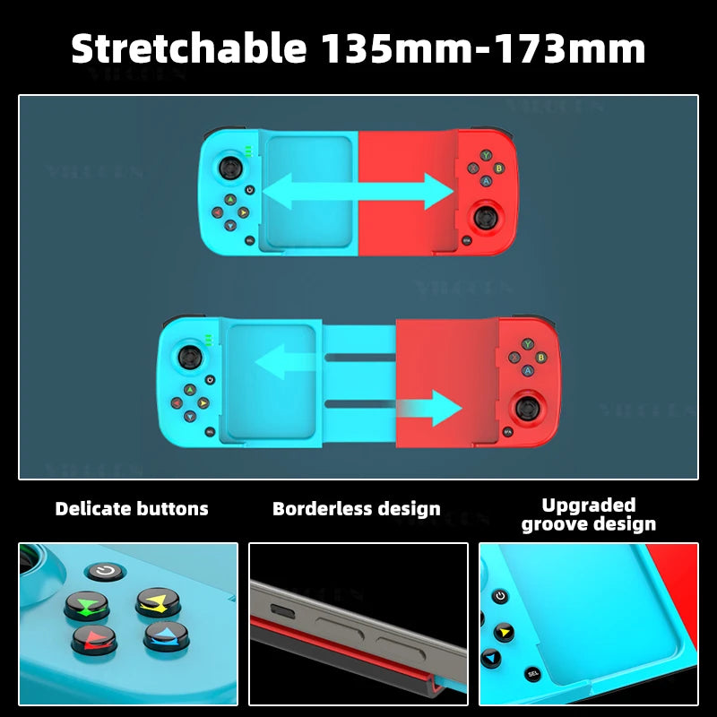 Bluetooth Game Controller with Long Battery Life for PC and Mobile - Smarsty