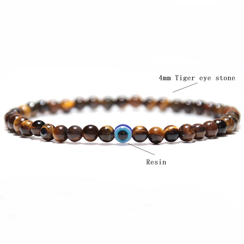 Minimalist Evil Eye Bracelet for Men and Women - Smarsty