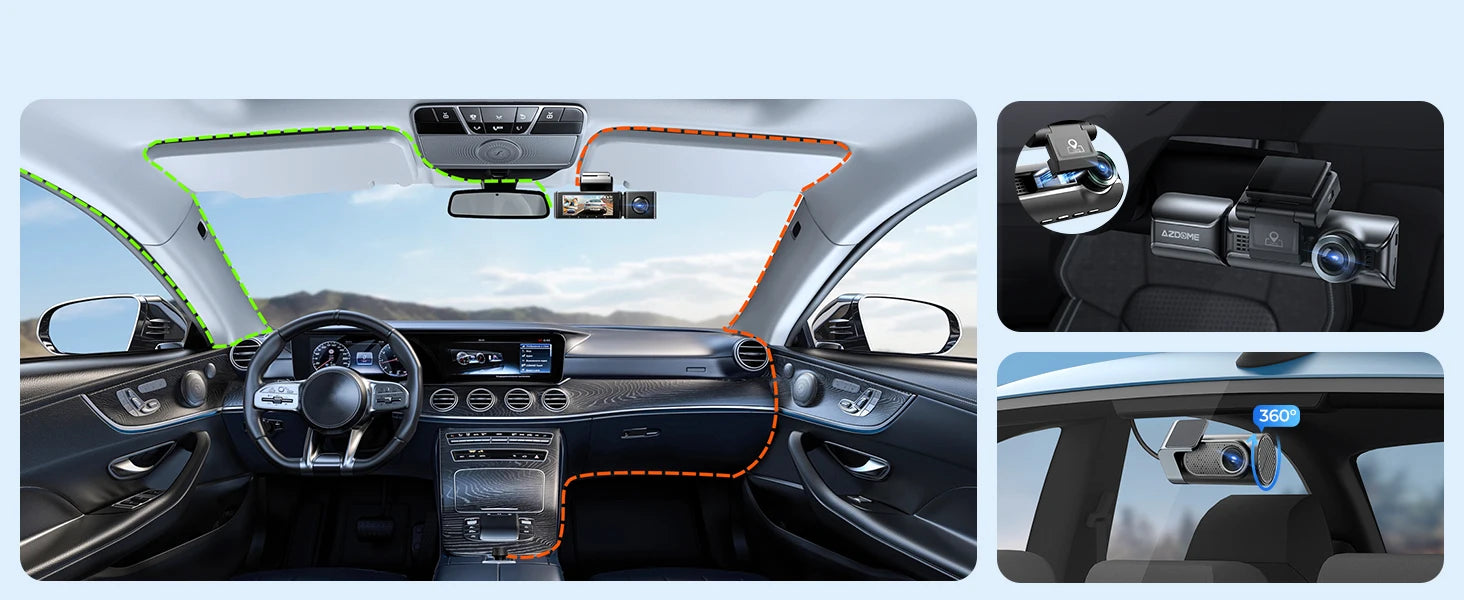 4K Dash Cam With GPS And Superior Night Vision Parking - Smarsty