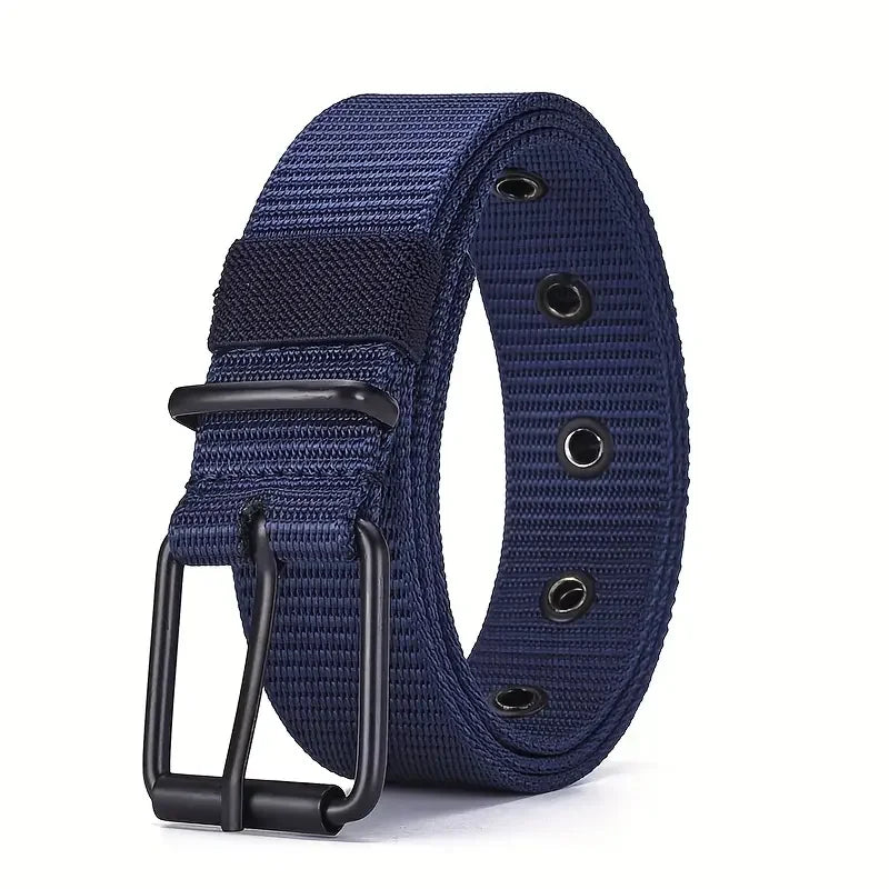 Mens Durable Nylon Canvas Belt Heavy Duty Tactical Workbelt - Smarsty