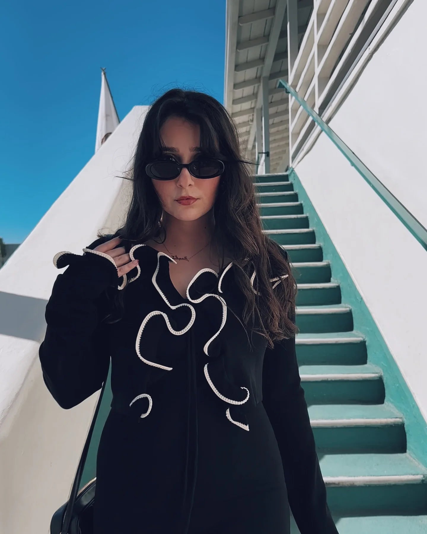 TARUXY 2025 New Fungus Long Sleeve Knitted Cardigan Female Contrast Color Splice Short Top Lace Up Bodycon Sweater Cardigan Lady - Smarsty