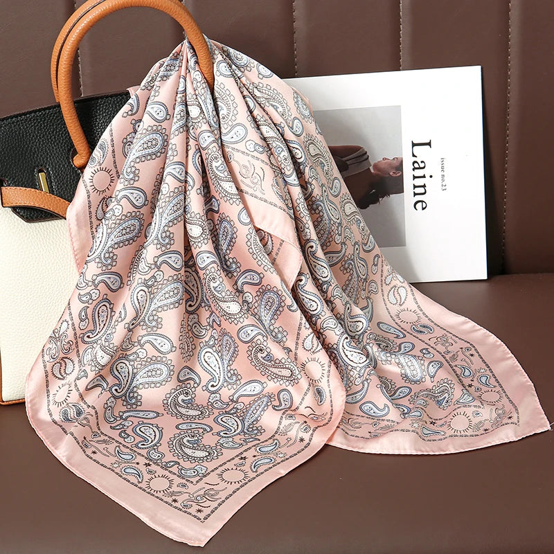 Luxury Silk Hijab Hair Bands With Sun Protection - Smarsty
