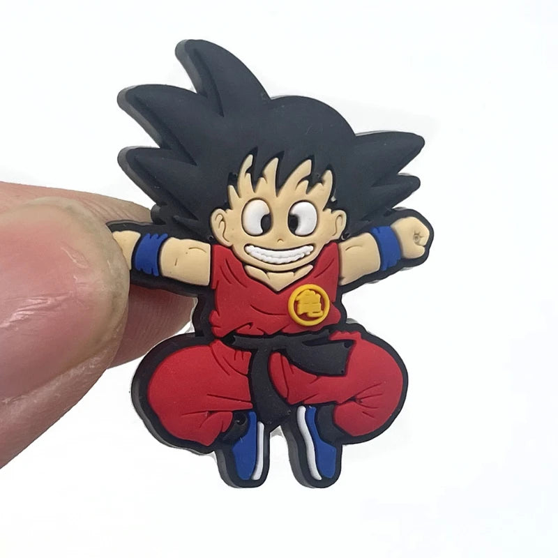 New JIBBITZ Dragon Ball Shoe Charm For Clogs PVC Waterproof Sandals Decorate Buckle Decorations Accessories Toys Gift