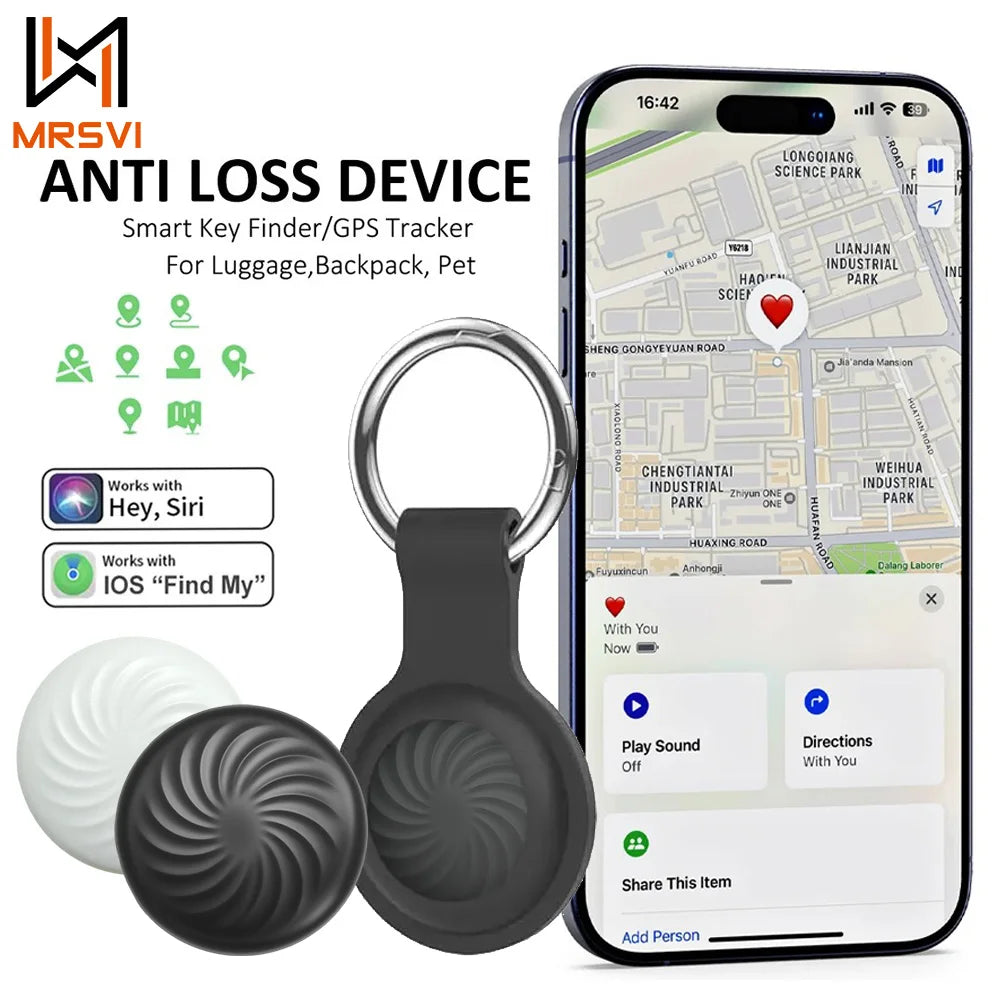 MRSVI Mini GPS Tracker with Apple Find My App Integration - Smarsty