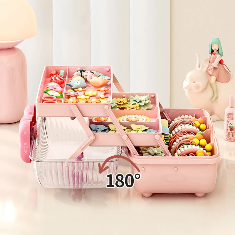 Cute Multi-Layer Hairpin Organizer for Kids Accessories - Smarsty
