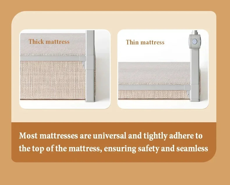 Adjustable Baby Bed Rail Safety Guard For Crib And Bed - Smarsty