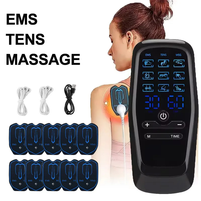 Electric EMS Muscle Stimulator with Built-in Battery - Smarsty
