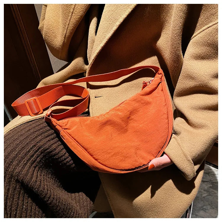 Casual Nylon Crossbody Bag for Women Large Capacity - Smarsty