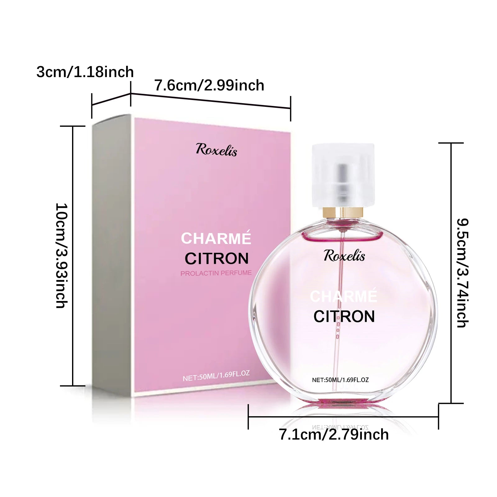 Women's Perfume - Elegant Charming Floral Scent Long Lasting Fresh Mild Non-Irritating, Subtle Fragrance for Dating & Daily Wear