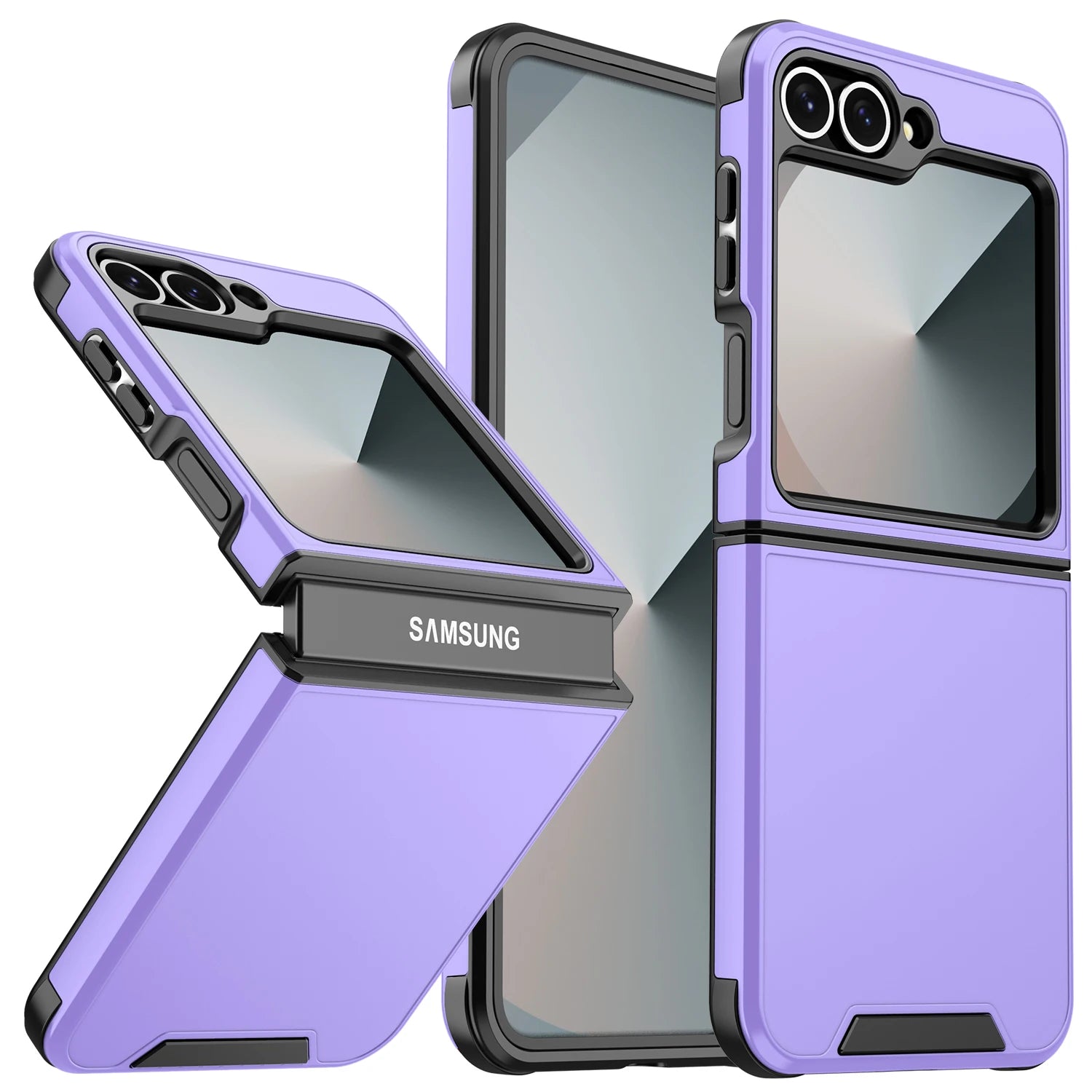Galaxy Z Flip Case Shockproof Dual Layer Protection - Smarsty