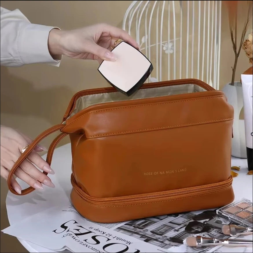 Large Capacity Travel Cosmetic Case With Portable Design - Smarsty