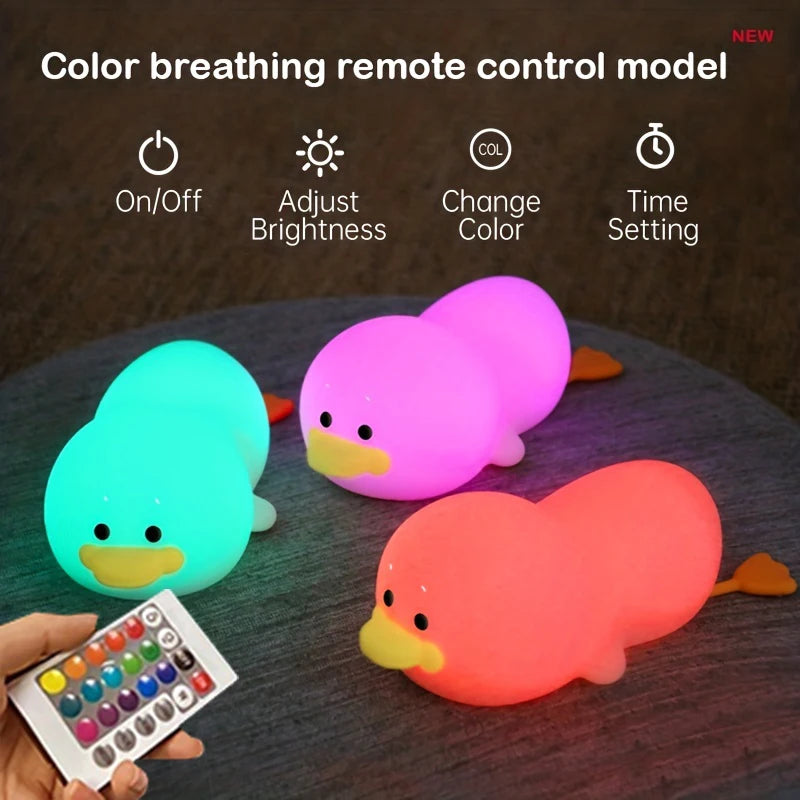 Soft Light Doudou Duck Night Light for Kids - Smarsty